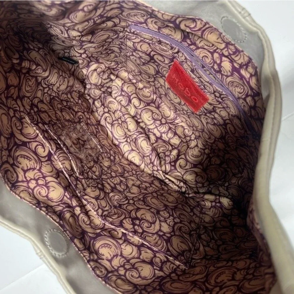 HOBO 'Gabor' Soft Hobo Bag in Shimmer Bone